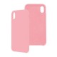 Funda GHIA de silicón para iPhone XS Max. Con mica, Color rosa.