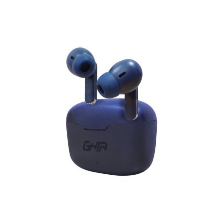 Audífonos Inalambricos GHIA TWS-2A. Intrauriculares Binaural Stereo, Bluetooth 5.0, Autonomía 3-5 horas + Estuche de Carga. Col