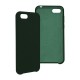 Funda GHIA de silicón para Huawei Y5. Con mica, Color verde.