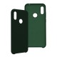 Funda GHIA de silicón para Huawei Y6 2019.. Con mica, Color verde.