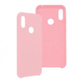 Funda GHIA de silicón para Huawei Y6 2019. Con mica, Color rosa.