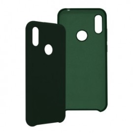 Funda GHIA de silicón para Huawei Y6s. Con mica, Color verde.