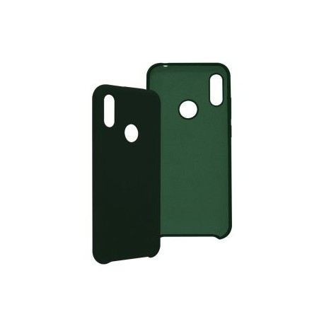 Funda GHIA de silicón para Huawei Y6s. Con mica, Color verde.