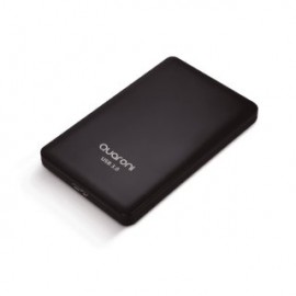 CARCASA ENCLOSURE QUARONI PARA DISCOS DUROS/SSD 2.5 PULGADAS DE 7MM/9.5MM SATA USB 3.0 COLOR NEGRO