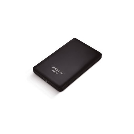 CARCASA ENCLOSURE QUARONI PARA DISCOS DUROS/SSD 2.5 PULGADAS DE 7MM/9.5MM SATA USB 3.0 COLOR NEGRO