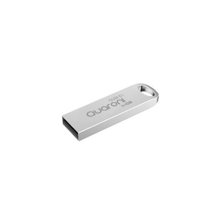 Memoria USB Quaroni QUM-03 | 64GB | USB 2.0 | Metálica
