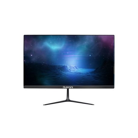 Monitor LED Quaroni MQ22-01.Panel TN de 21.5" Pulgadas, Resolución Full HD 1920 x 1080 pixeles. 60 Hz tasa de refresco, 5Ms. Co