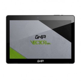 Tablet GHIA Vector Slim GTVR10SG. LED, 10.1" pulgadas. RAM 1GB, Almacenamiento 16GB, Doble cámara, Wi-Fi, Bluetooth, Android 10