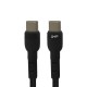 Cable GHIA GAC-203N. Tipo C a Tipo C, longitud 1 metro, material plastico.