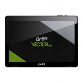 Tablet GHIA Vector Slim GTVR10SB. LED, 10.1" pulgadas. RAM 1GB, Almacenamiento 16GB, Doble cámara, Wi-Fi, Bluetooth, Android 10