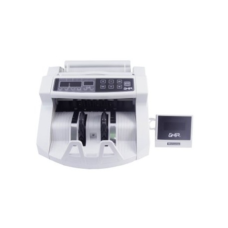 Contador de billetes GBC1. Detector de billetes falsos, 1000 Billetes por minuto, Doble pantalla