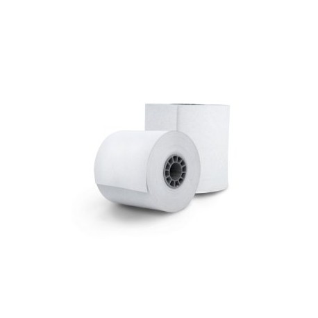 Paquete rollo de papel térmico GHIA PTG57N. 57X60mm, 10 Piezas, reacción negro.