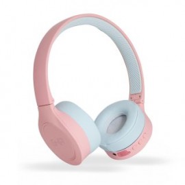 Audífonos bluetooth tipo diadema GHIA GAC-182B. Batería 300MAH, Sonido de alta fidelidad. Color rosa.