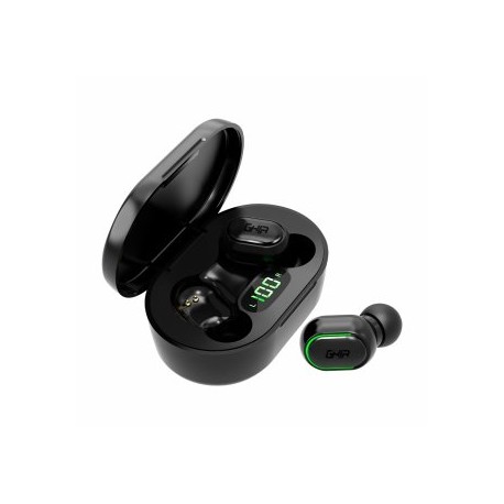 Auriculares GHIA TWS-1N - Inalámbrico - Bluetooth - Micrófono - Negro