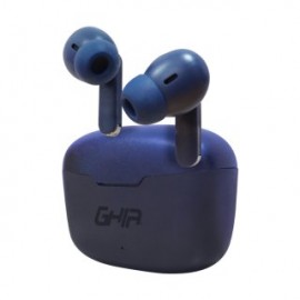 Audífonos Inalambricos GHIA TWS-2A. Intrauriculares Binaural Stereo, Bluetooth 5.0, Autonomía 3-5 horas + Estuche de Carga. Col