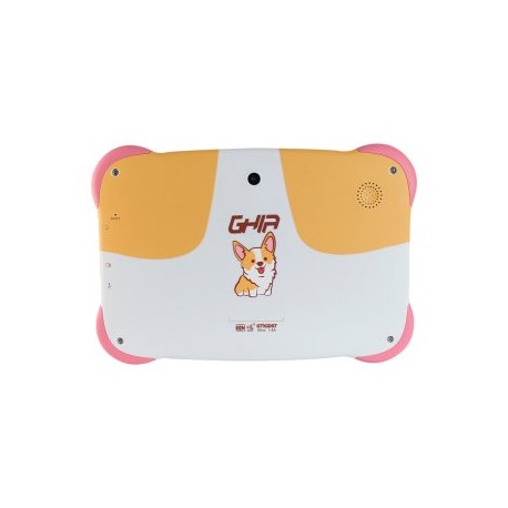 Tablet Kids GHIA GTKIDS7DG. 7 pulgadas, Procesador Quadcore A50, RAM 1GB, Almacenamiento 16GB, Doble cámara, Android 9.0
