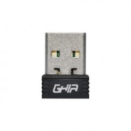 Adaptador de Red GHIA GNW-U1 - 150Mbps - 2.4 GHz - USB