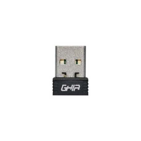 Adaptador de Red GHIA GNW-U1 - 150Mbps - 2.4 GHz - USB