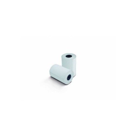 Paquete de 10 rollos de papel térmico GHIA PTG80N. 80x70 mm. Para impresoras de 80mm. Reacción de color negro