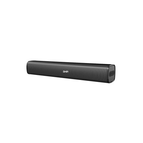 Mini Barra de Sonido GHIA GSB-013. Portátil, Conexión Inalámbrica. Bluetooth, USB, Radio FM, Puerto Auxiliar. Potencia 20w RMS.