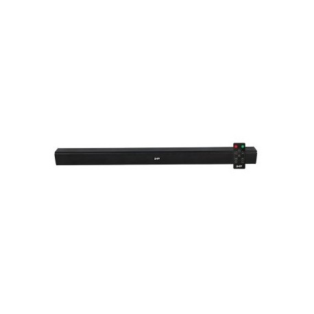 Barra de Sonido GHIA GSB-012. Conexión Inalámbrica. Bluetooth, USB, Radio FM, Puerto Óptico. Potencia 20w RMS. Audio de 2.0 can