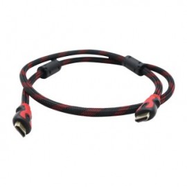 Cable HDMI GHIA GCB-020.Longitud 1 metro,  Soporta resoluciones 4k a 24Hz.