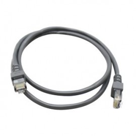 Cable de red GHIA GCB-010. 1 metro, 100% cobre. Color gris.