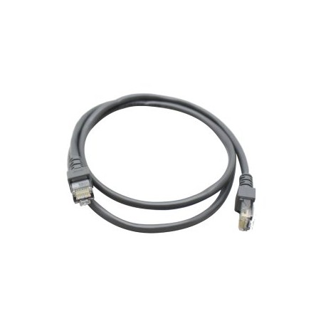 Cable de red GHIA GCB-010. 1 metro, 100% cobre. Color gris.