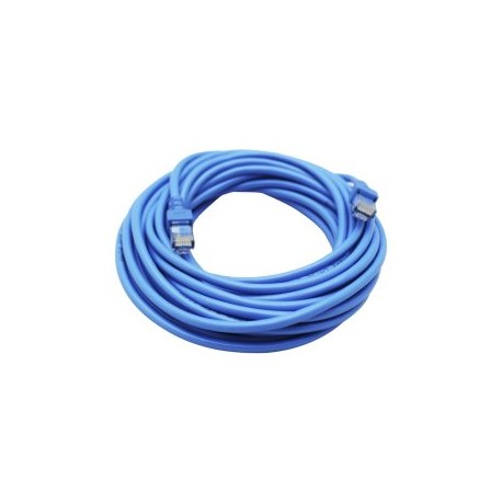 Cable de red GHIA GCB-017. 7.5 metros, 100% cobre. Color azul.