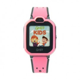 Smartwatch GHIA Kids GAC-183R, 1.54" pulgadas, Touch, Linterna, Cámara, Sim 3G/4G. Color rosa.