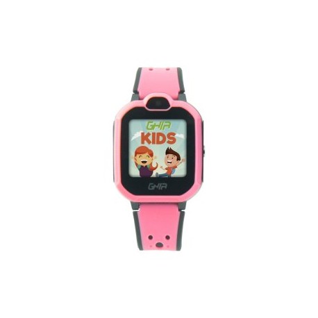 Smartwatch GHIA Kids GAC-183R, 1.54" pulgadas, Touch, Linterna, Cámara, Sim 3G/4G. Color rosa.