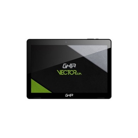 Tablet GHIA Vector Slim GTVR10SB. LED, 10.1" pulgadas. RAM 1GB, Almacenamiento 16GB, Doble cámara, Wi-Fi, Bluetooth, Android 10