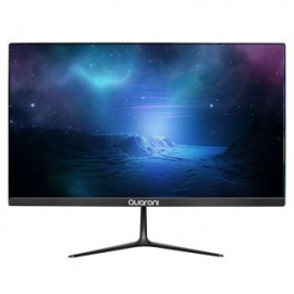 Monitor LED Quaroni MQ22-01.Panel TN de 21.5" Pulgadas, Resolución Full HD 1920 x 1080 pixeles. 60 Hz tasa de refresco, 5Ms. Co