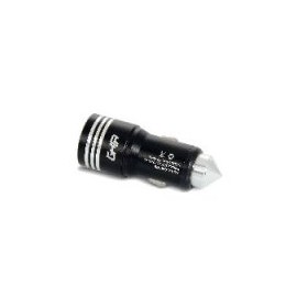 Cargador para Auto GHIA - con 2 Puertos USB-A - Negro