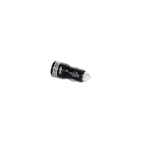 Cargador para Auto GHIA - con 2 Puertos USB-A - Negro