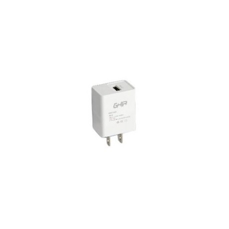 Cargador de pared GHIA GAC-152. Carga rápida, Conexión USB 5,9,12V 2.4 A