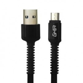 Cable Micro USB GHIA GAC-197N - 1m - Negro