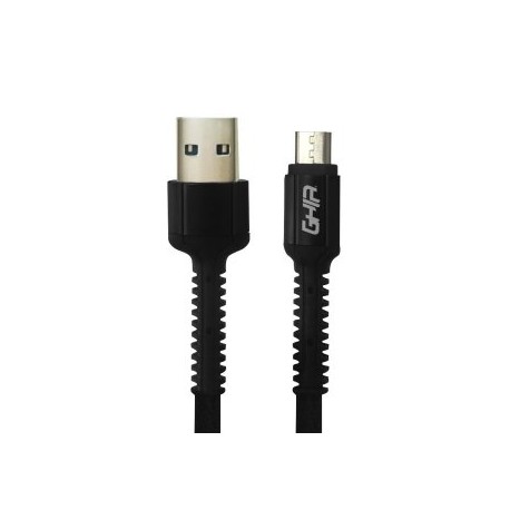 Cable Micro USB GHIA GAC-197N - 1m - Negro