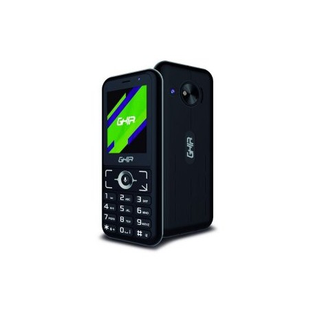 Celular GHIA GK3G - 2.4" - MediaTek MT6572M - 512MB - 4GB - KaiOS - Negro