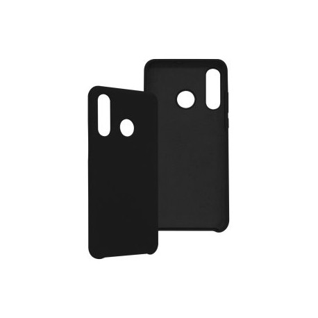 Funda GHIA de silicón para Huawei P30 Lite. Con mica, Color negro.