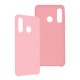 Funda GHIA de silicón para Huawei P30 Lite. Con mica, Color rosa.