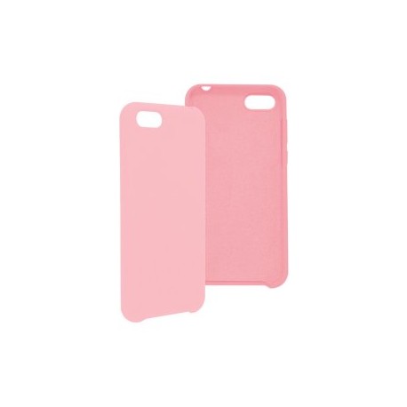 Funda GHIA de silicón para Huawei Y5. Con mica, Color rosa.