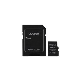 Memoria MicroSDHC Quaroni QM128G - 128GB - Clase 10 - C/Adaptador