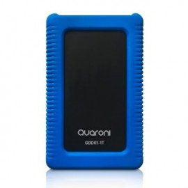 DISCO DURO EXTERNO HDD QUARONI RUGGED 500GB 2.5 USB 3.0 CONTRAGOLPES Y POLVO NEGRO/AZUL WINDOWS/MAC