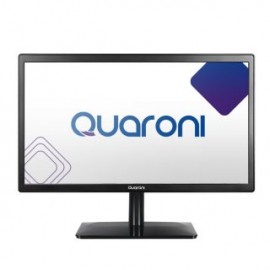 Monitor LED Quaroni MQ19-01. Panel TN de 19.5" Pulgadas, HD 1600x900 pixeles. 60 Hz, 5Ms. Conectividad VGA / HDMI.