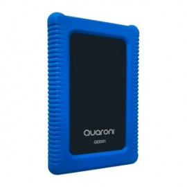 DISCO DURO EXTERNO HDD QUARONI RUGGED 1TB 2.5 USB 3.0 CONTRAGOLPES Y POLVO NEGRO/AZUL WINDOWS/MAC