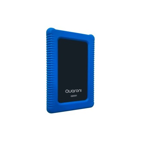 DISCO DURO EXTERNO HDD QUARONI RUGGED 1TB 2.5 USB 3.0 CONTRAGOLPES Y POLVO NEGRO/AZUL WINDOWS/MAC