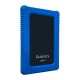 DISCO DURO EXTERNO HDD QUARONI RUGGED 1TB 2.5 USB 3.0 CONTRAGOLPES Y POLVO NEGRO/AZUL WINDOWS/MAC