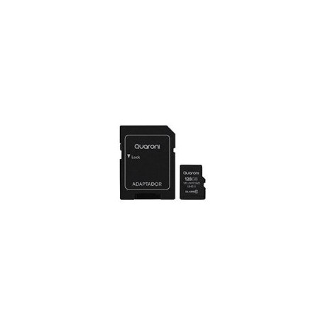 Memoria MicroSDHC Quaroni QM128G - 128GB - Clase 10 - C/Adaptador