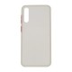 Funda GHIA SAM-A30S-C2-B para Samsung A30S. Acabado semitransparente, con mica para pantalla. Blanco.